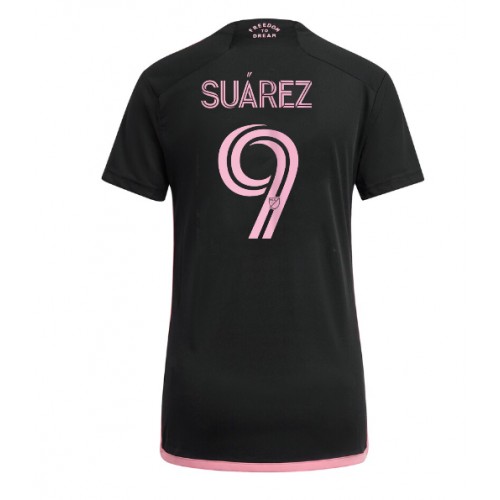 Fotballdrakt Dame Inter Miami Luis Suarez #9 Bortedrakt 2024-25 Kortermet